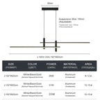 Minimalist Dining Room LED Chandelier Pendant Lights