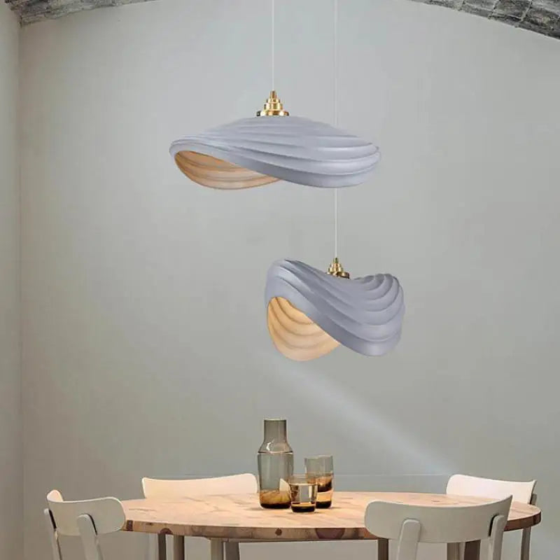 Minimalist Resin Pendant Lights for Dining Room and Bar
