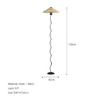 Pleated Fabric LED Floor Lamp - Nordic Minimalist Design
