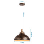 Loft Pendant Light Industrial Hanging Lamp Nordic Retro Home Decor E27