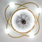 Nordic Ceiling Fan Light with Remote Control - 6 Fan Speeds