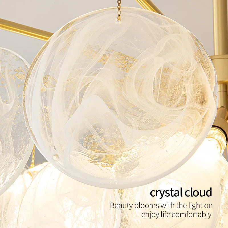 Modern Luxury Black Gold Chandelier for Living Room and Restaurant