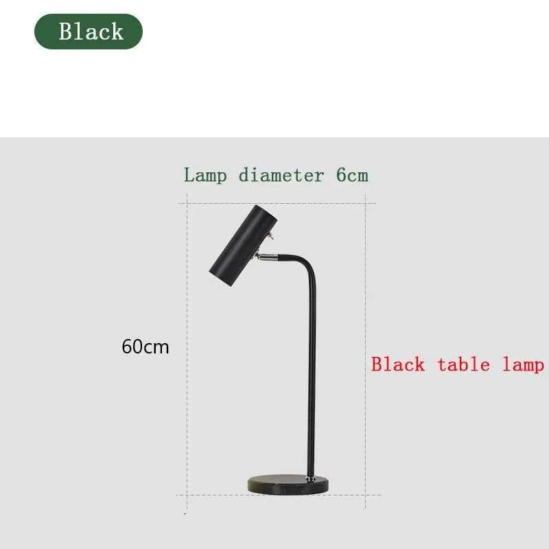 Metal Marble Base Floor Lamp - Minimalist Modern Standing Light