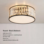 Luxury Crystal Ceiling Lights LED Chandeliers for Living Room Bedroom Lighting