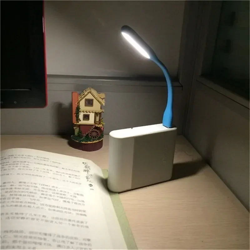 USB LED Reading Lamp - Night Light, Portable, Flexible, Protects Eyesight