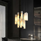 Nordic Marble Pendant Light | Adjustable Wire Loft Lamp