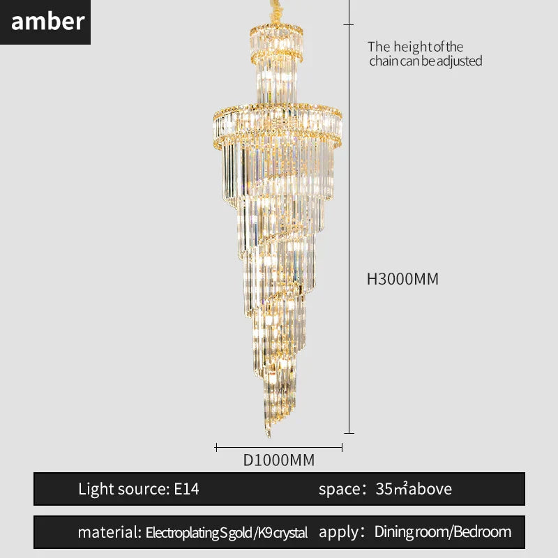 Crystal Chandelier | French Simple Design for Dining Room, Living Room, and Master Bedroom