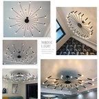 LED Chandelier: Modern Nordic Design for Living Room, Bedroom, Office, Study - Home Décor Lighting