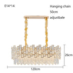 Modern Crystal Chandelier for High-End Living Room Decor Lighting