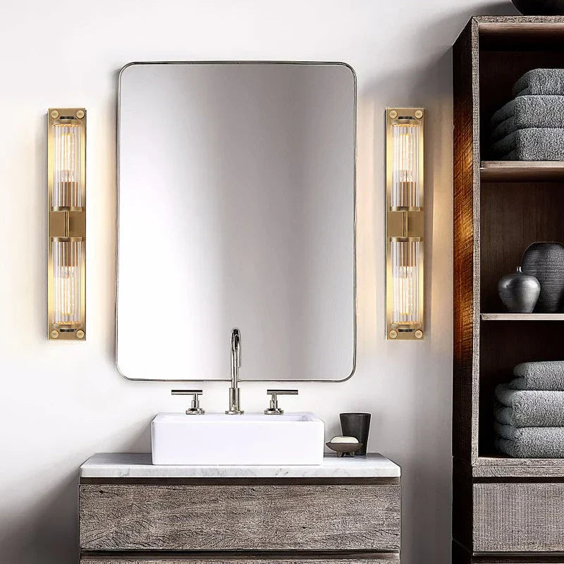 Copper LED Wall Lamp for Modern Living Room & Bedroom Lighting