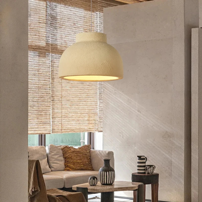 Minimalist Wabi-sabi Nordic LED Pendant Light for Dining Room and Bar