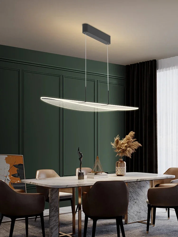 Modern Minimalist Acrylic LED Chandelier for Home Decor and Indoor Lighting