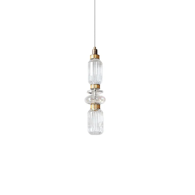 Amber Glass Pendant Light: Vintage American Style for Hotel Bedroom, Restaurant, Bar
