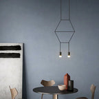Modern Iron Art DIY Pendant Lamp with 5W G9 LED Bulb - Afralia™