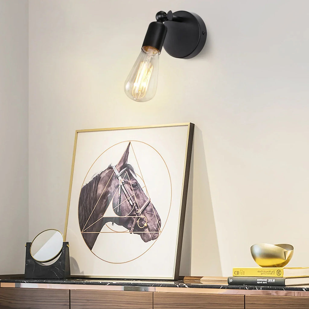 Modern LED E27 Wall Light Flexible Sconce Vintage Wall Lights Fixture for Bedroom