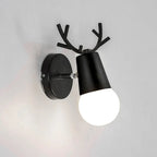 LED Antlers Wall Lamp Wooden Nordic Vintage Modern Loft Bedroom Lighting E27