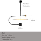 Modern LED Pendant Lights for Ceiling Minimalism and Restaurant Chandelier