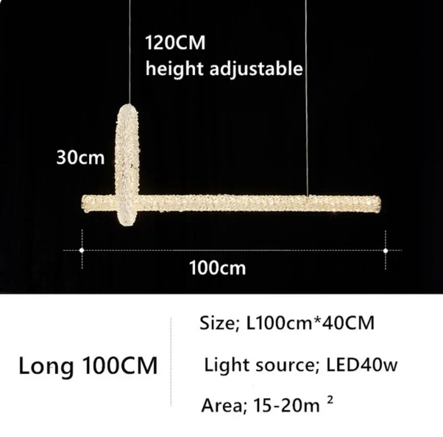 Crystal Flower LED Chandelier: Elegant Round Pendant Light for Dining & Living Room