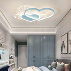 Love Ceiling Lamp: Modern Adjustable LED Chandelier for Boys & Girls Room