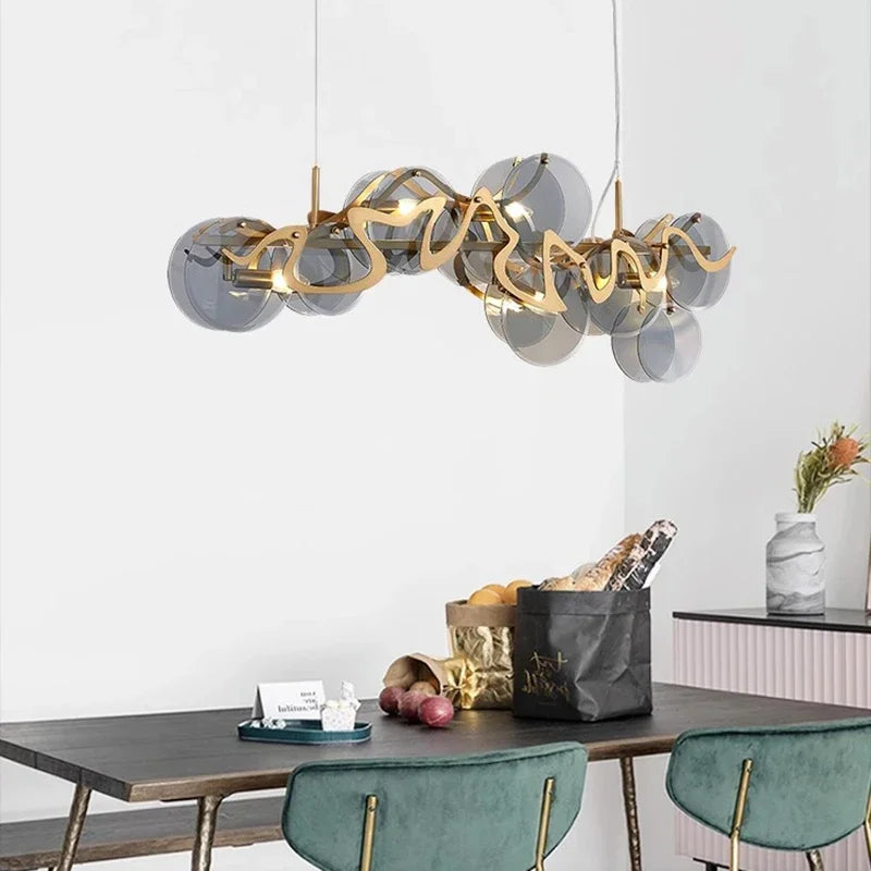 Modern Chandeliers: Elegant Indoor Pendant Lamp for Living Room, Bedroom, Dining Room.