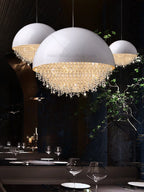 Young Luxury Crystal Chandelier Light for Living Room and Lobby