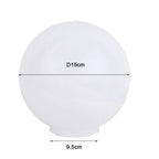 Acrylic Round Globe Lamp Shade for Outdoor Post Pillar Lawn Lighting