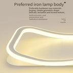 Modern LED Ceiling Light for Living Room, Bedroom, Foyer: Nordic Minimalist Design