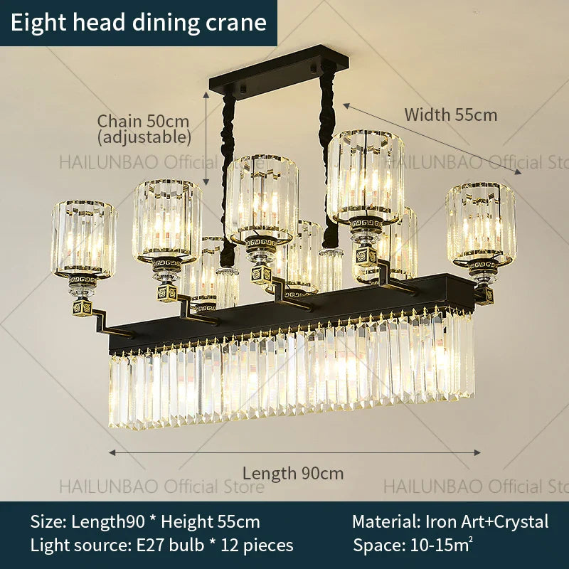 Modern Crystal Chandelier Light for Luxurious Living Spaces