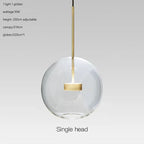 Glass Bubble Ball LED Chandelier Mickey Light for Restaurant, Bar, and Store