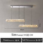 Crystal Luxury Golden LED Ceiling Chandelier