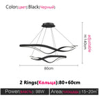 Minimalist Modern LED Chandelier for Living Room - Creative Nordic Hall Lamps