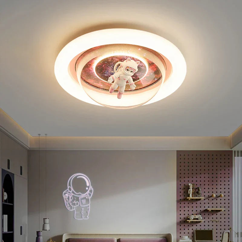 Astronaut LED Ceiling Lights for Children's Room and Bedroom