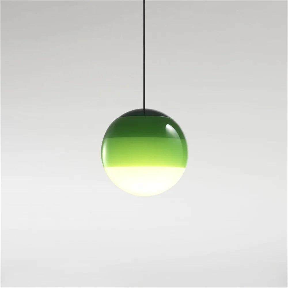 Gradient Glass Dome Pendant Lamps for Modern Interiors
