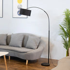 Nordic Fishing Floor Lamp - Height Adjustable, Remote Control, Marble Base