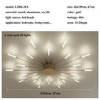 Modern LED Ceiling Chandelier for Home Lighting and Bedroom Luster