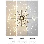 Modern LED Chandelier | Smart Remote Ceiling Pendant Light for Home Decor