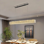 Crystal Chandelier LED Golden Modern Luxury Ceiling Home Interior Shop