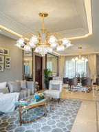 Modern Light Luxury Living Room Chandelier Elegant Dining Bedroom Lamp