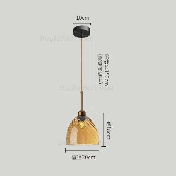 Modern LED Glass Pendant Lights for Home Decor and Ambiance