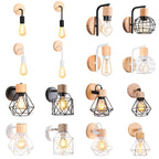 Wooden Wall Lights Nordic Wall Lamps Modern Wall Sconce for Bedroom Bedside Lamp