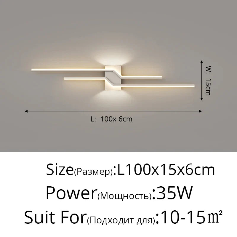 Modern LED Wall Lamp for Bedroom Closets Indoor Lighting Wall Decor