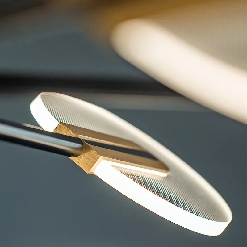 Nordic Iron LED Chandelier Rotatable Pendant Lamp for Dining Room, Living Room, Bedroom