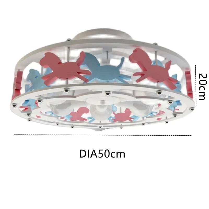 Trojan Kids Ceiling Lamp: Modern, Simple, Warm, Creative for Bedrooms & Corridors.