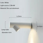 LED Wall Sconce: Aluminum Creative Indoor Outdoor Lamp for Living Room Bathroom