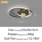 Gypsophila Chandelier: Modern Ceiling Light for Living Room, Bedroom, Home.