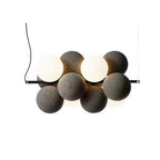 Abstracta Pendant Lamp: Stylish Designer Fabric Chandelier for Home, Office, and Dining Space