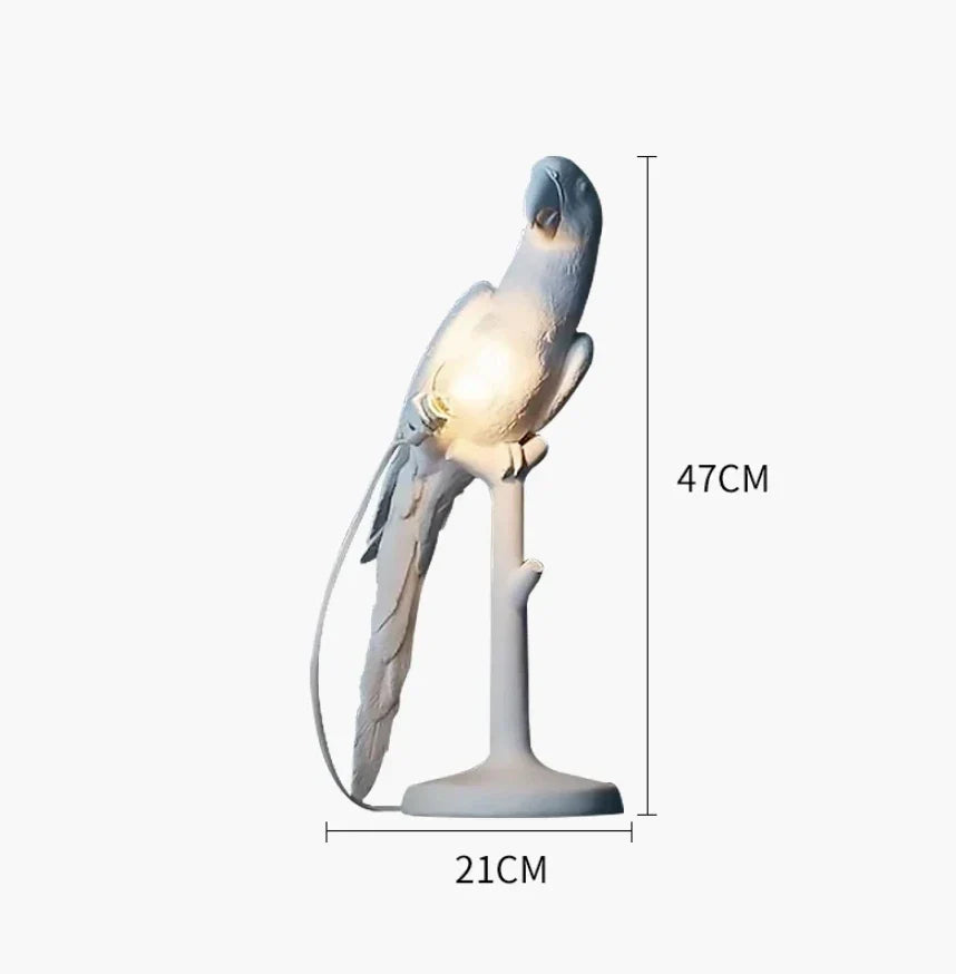 Parrot Table Lamp for Nordic Home Decor Lighting