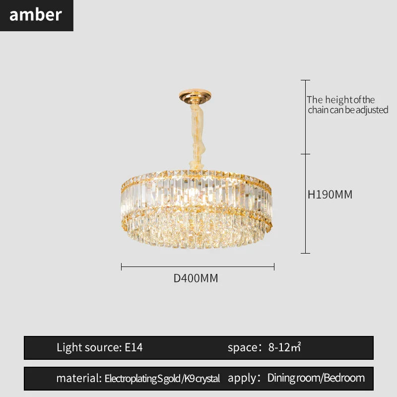 French Crystal Chandelier for Living Room, Dining Room, and Master Bedroom
