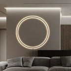 Modern LED Wall Lamp Ring Design USB Wall Sconce Lighting