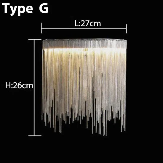 Retro Hanging Chain Chandelier for Restaurant Decor